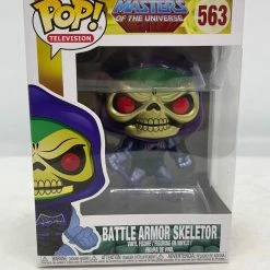 Troy Hamilton Rare Collectables Masters Of The Universe - Battle Armor Skeletor Metallic Pop! Vinyl (Tear In Corner)
