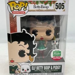 Troy Hamilton Betty Boop - Elf Betty Boop & Pudgy Funko Holiday Exclusive Pop! Vinyl Rare Collectables