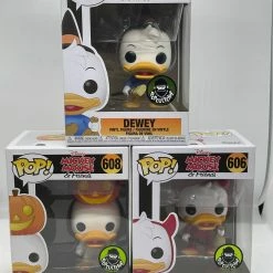 Troy Hamilton Disney - Halloween Trick Or Treat (Huey, Dewey, Louie) Pop! Vinyl Set (3 Pops) Rare Collectables