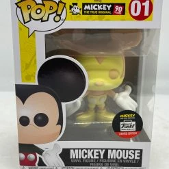 Troy Hamilton Rare Collectables Mickey Mouse - Mickey 90th Anniversary (Yellow & Peach) Funko Shop Exclusive Pop! Vinyl