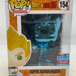 Troy Hamilton Dragon Ball Z - Super Saiyan Vegeta Blue Chrome NYCC 2018 Exclusive Pop! Vinyl Rare Collectables