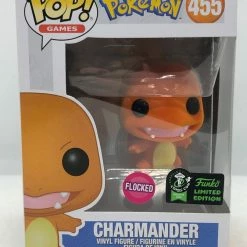 Tim Van Deventer Rare Collectables Pokémon - Charmander (Flocked) ECCC 2020 Exclusive Pop! Vinyl