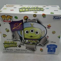 Mat Hatton Pixar - Pop! Tee Alien Remix Box With Large Shirt