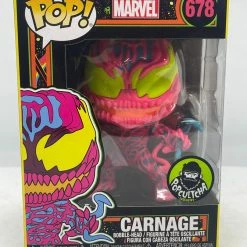 Mark Potthast Marvel - Carnage Blacklight Popcultcha Exclusive Pop! Vinyl Rare Collectables
