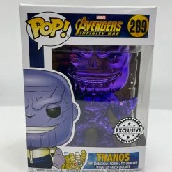 Linley Page Avengers: Infinity War - Thanos Purple Chrome Pop! Vinyl Rare Collectables