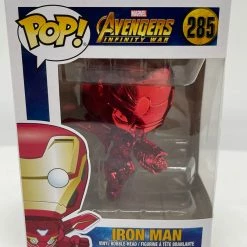 Linley Page Avengers 3: Infinity War - Iron Man Red Chrome US Exclusive Pop! Vinyl POP! Vinyls