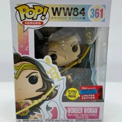 Michael Paparella Wonder Woman 1984 - Wonder Woman With Lightning Glow In The Dark NYCC 2020 Exclusive Pop! Vinyl Rare Collectables