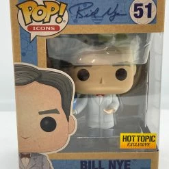Madison King Icons - Bill Nye Earth Day Hot Topic Stickered Pop! Vinyl Rare Collectables
