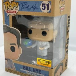 Madison King Icons - Bill Nye Earth Day Hot Topic Stickered Pop! Vinyl Rare Collectables