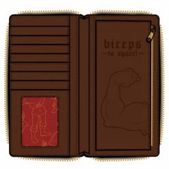 Lounge Fly Beauty And The Beast - Villains Scene Gaston Loungefly Zip Purse Bags & Wallets