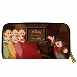 Lounge Fly Beauty And The Beast - Villains Scene Gaston Loungefly Zip Purse Bags & Wallets