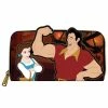 Lounge Fly Beauty And The Beast - Villains Scene Gaston Loungefly Zip Purse Bags & Wallets