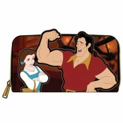 Lounge Fly Beauty And The Beast - Villains Scene Gaston Loungefly Zip Purse Bags & Wallets