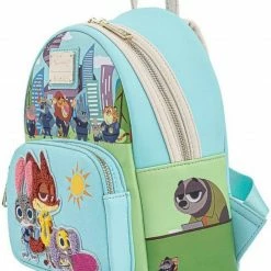Lounge Fly Bags & Wallets Zootopia - Chibi Group Loungefly Mini Backpack