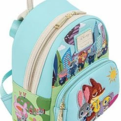 Lounge Fly Bags & Wallets Zootopia - Chibi Group Loungefly Mini Backpack