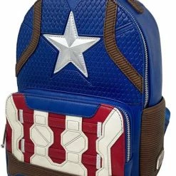 Lounge Fly Avengers: Infinity Saga - Captain America Costume US Exclusive Loungefly Mini Backpack Bags & Wallets