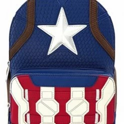 Lounge Fly Avengers: Infinity Saga - Captain America Costume US Exclusive Loungefly Mini Backpack Bags & Wallets