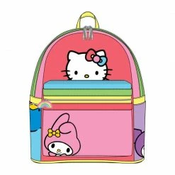 Lounge Fly Hello Kitty - Colour Block Loungefly Mini Backpack Bags & Wallets