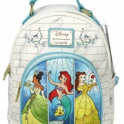 Lounge Fly Disney - Stained Glass Princesses US Exclusive Loungefly Mini Backpack