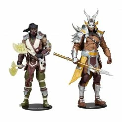 Mcfarlane Toys Figurines Mortal Kombat - Sub-Zero Vs Shao Khan 7" Action Figure 2-pack