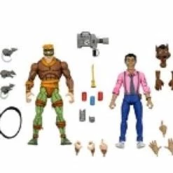 Neca Teenage Mutant Ninja Turtles - Rat King & Vernon 7" Action Figure 2-pack