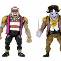 Neca Figurines Teenage Mutant Ninja Turtles - Pirate Rocksteady & Bebop Action Figure 2-pack