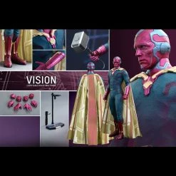 Elijah Franco Rare Collectables AVENGERS: AGE OF ULTRON VISION 1/6TH SCALE COLLECTIBLE FIGURE COLLECTABLE HOT TOY FIGURINE