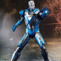 Elijah Franco Rare Collectables IRON MAN 3 BLUE STEEL (MARK XXX) 1/6TH SCALE COLLECTABLE HOT TOY FIGURINE