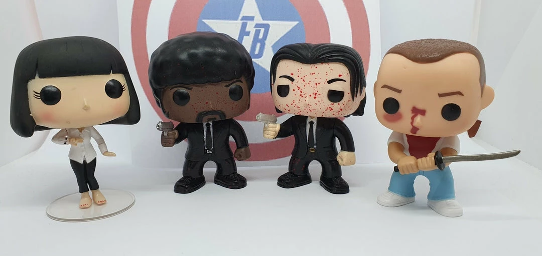 Allarna S Discounted Rare Collectables Pulp Fiction - Set Of 4 Pulp Fiction Out Of Box Pop! Vinyl 1 Allarna S Discounted Rare Collectables Pulp Fiction - Set Of 4 Pulp Fiction Out Of Box Pop! Vinyl