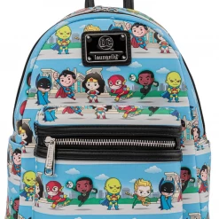 Lounge Fly DC Comics - Chibi Lineup Loungefly Mini Backpack