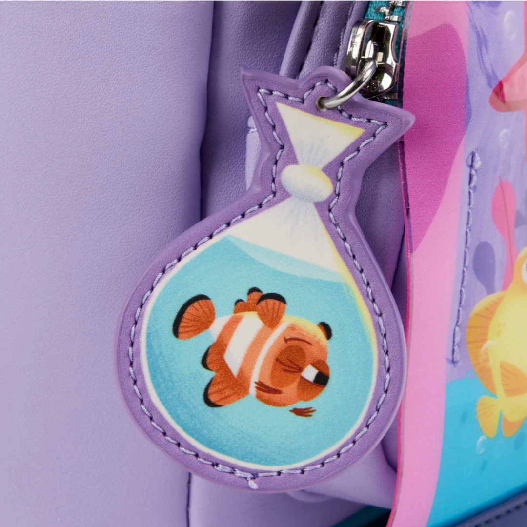 Lounge Fly Finding Nemo - Darla Loungefly Mini Backpack 4 Lounge Fly Finding Nemo - Darla Loungefly Mini Backpack