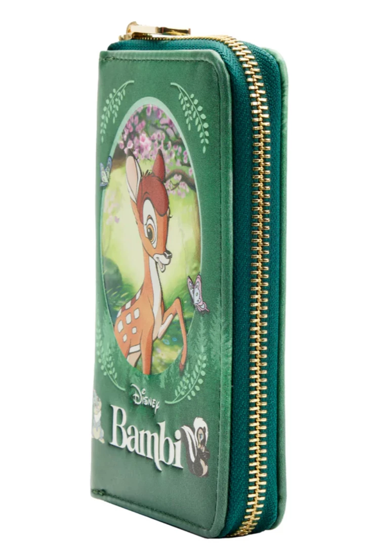 Lounge Fly Bags & Wallets Bambi - Classic Books Loungefly Zip Purse 2 Lounge Fly Bags & Wallets Bambi - Classic Books Loungefly Zip Purse