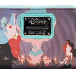 Lounge Fly Little Mermaid - Princess Scenes Loungefly Zip Purse Bags & Wallets