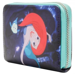 Lounge Fly Little Mermaid - Princess Scenes Loungefly Zip Purse Bags & Wallets
