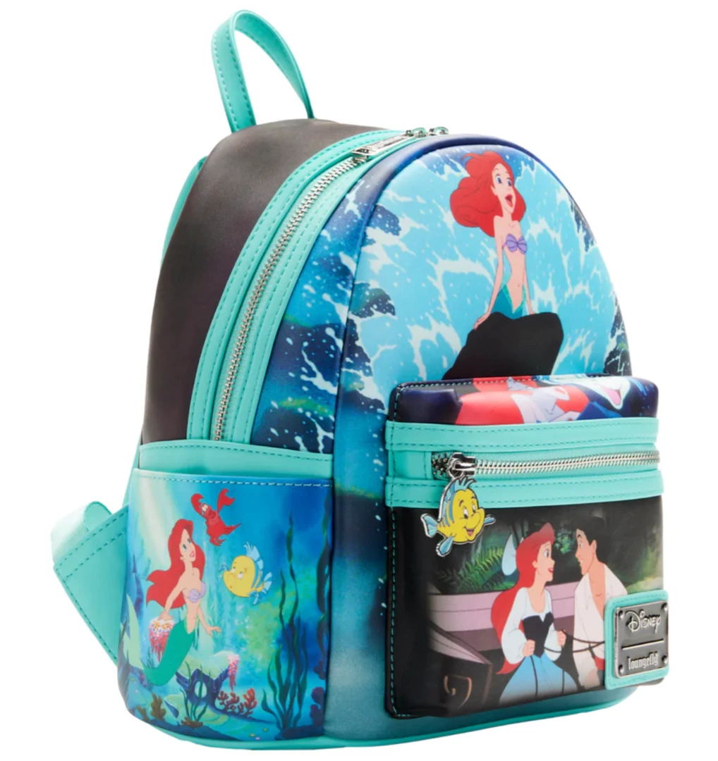 Lounge Fly Little Mermaid - Princess Scenes Loungefly Mini Backpack Bags & Wallets 7 Lounge Fly Little Mermaid - Princess Scenes Loungefly Mini Backpack Bags & Wallets