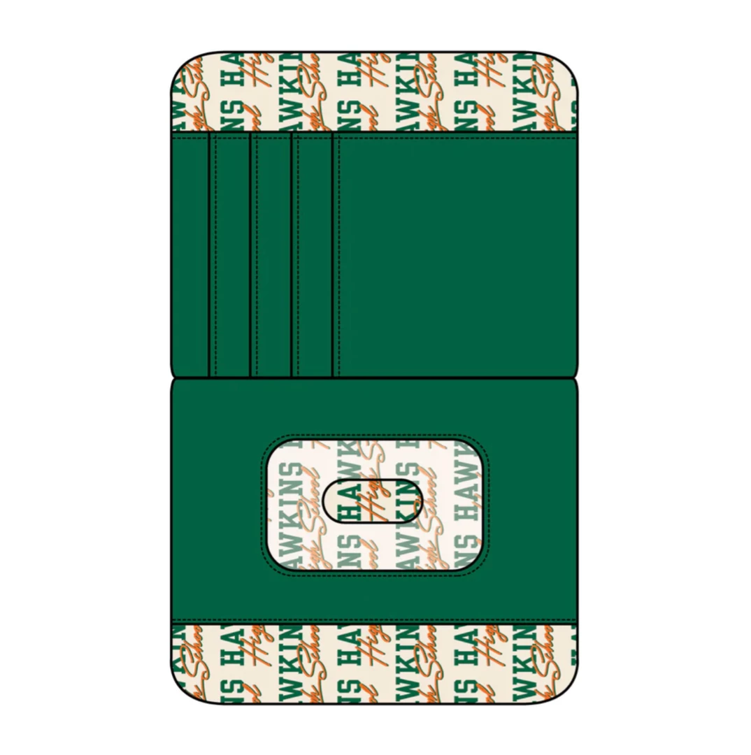 Lounge Fly Stranger Things - Hawkins High Loungefly Zip Purse Bags & Wallets 2 Lounge Fly Stranger Things - Hawkins High Loungefly Zip Purse Bags & Wallets