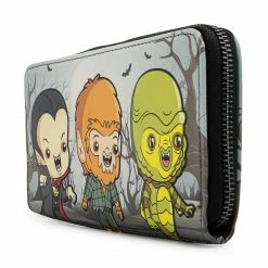 Lounge Fly Bags & Wallets Universal Monsters - Chibi Loungefly Zip Purse