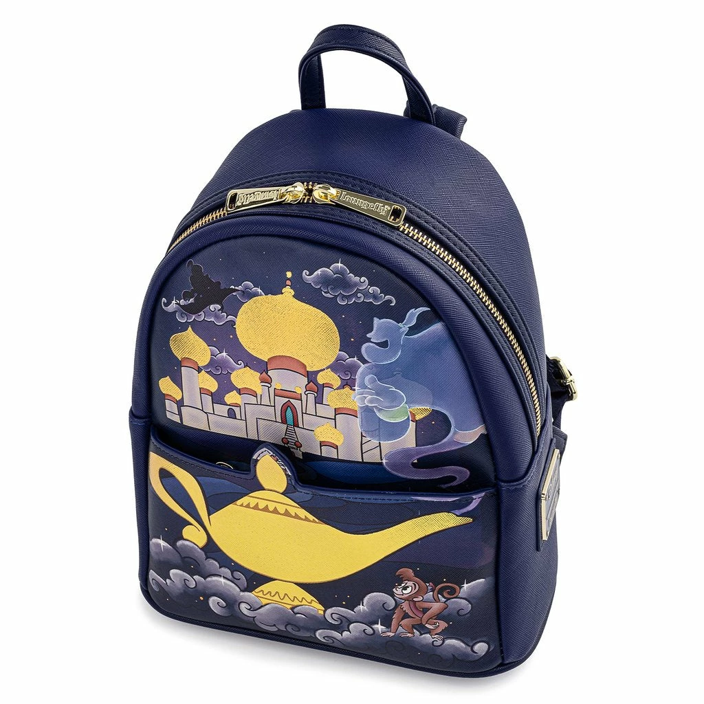 Lounge Fly Aladdin - Jasmine Castle Loungefly Mini Backpack Bags & Wallets 2 Lounge Fly Aladdin - Jasmine Castle Loungefly Mini Backpack Bags & Wallets