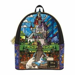 Lounge Fly Beauty And The Beast - Belle Castle Series Loungefly Mini Backpack