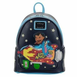 Lounge Fly Bags & Wallets Lilo & Stitch - Space Adventure Glow In The Dark Loungefly Mini Backpack