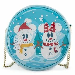 Lounge Fly Bags & Wallets Mickey Mouse - Snowman Snow Globe Loungefly Crossbody