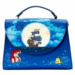 Lounge Fly Little Mermaid - Ariel Fireworks Loungefly Crossbody Bags & Wallets