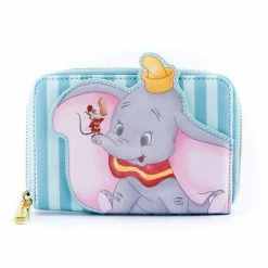 Lounge Fly Dumbo - 80th Anniversary Loungefly Zip Purse Bags & Wallets