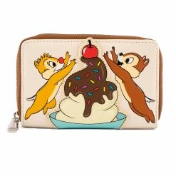 Lounge Fly Disney - Chip & Dale Cherry On Top Loungefly Zip Purse