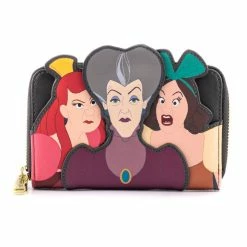 Lounge Fly Bags & Wallets Cinderella - Disney Villains Scene Evil Step Mother & Step Sisters Loungefly Zip Purse
