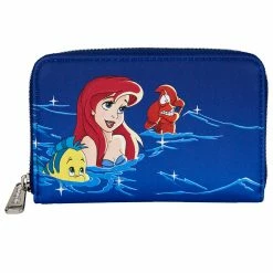 Lounge Fly Little Mermaid - Ariel Fireworks Loungefly Zip Purse Bags & Wallets