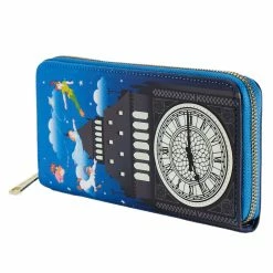Lounge Fly Peter Pan - Glow Clock Loungefly Zip Purse Bags & Wallets