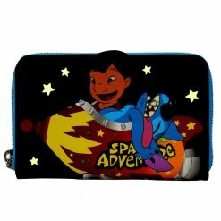 Lounge Fly Lilo & Stitch - Space Adventure Glow In The Dark Loungefly Zip Purse Bags & Wallets