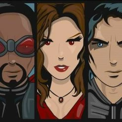 Avengers Team Captain America Mug- Cursed Creations