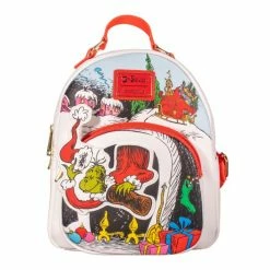 Lounge Fly Dr Seuss - Grinch Chimney Thief Loungefly Mini Backpack Bags & Wallets